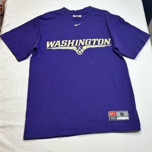 Nike Team tee S men’s 100% cotton, purple with Washington graphic